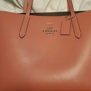 Pink Coach tote